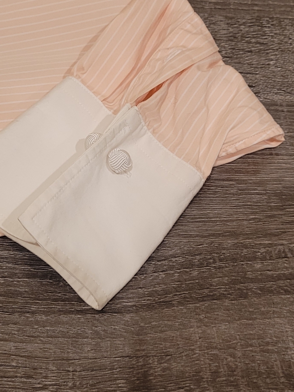 Vintage Rare Women's Lauren Ralph Lauren Pink Striped Button Down Shirt XL - Picture 4 of 11